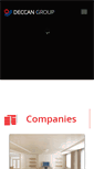 Mobile Screenshot of deccangroup.com